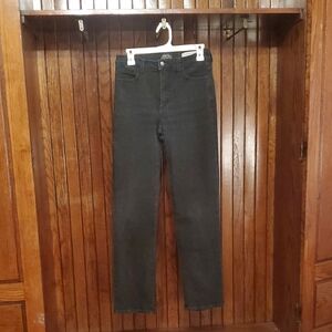 NYDJ SIZE 6 Black High-Waisted Jeans